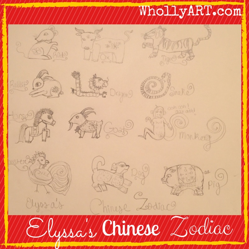 Elyssa's Chinese Zodiac Whollyart 
