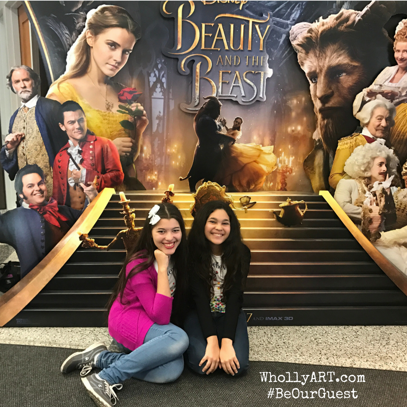 EF girls at the Beauty and The Beast Screening