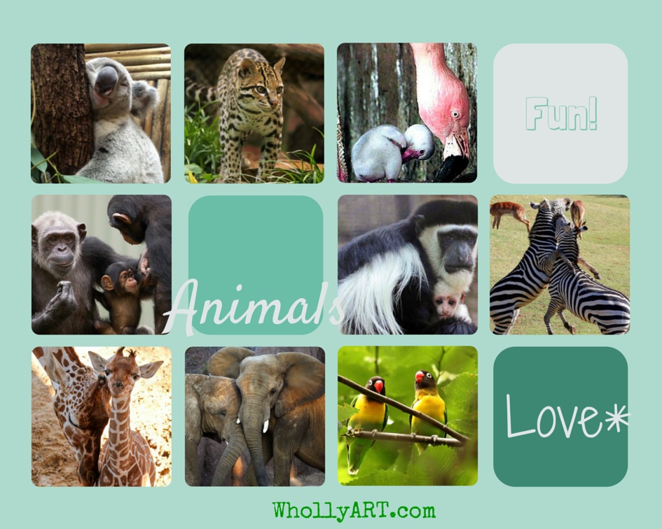 Animals Love Fun Whollyart