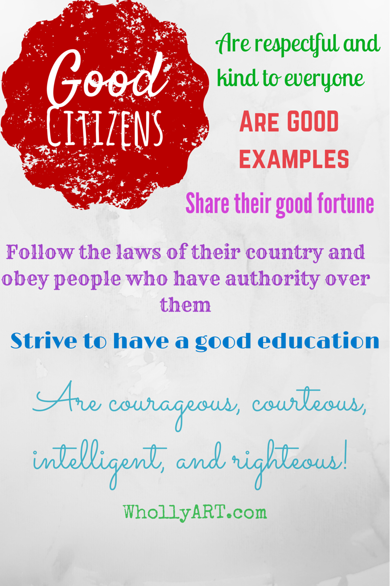 10 Qualities Of A Good Citizen Pdf