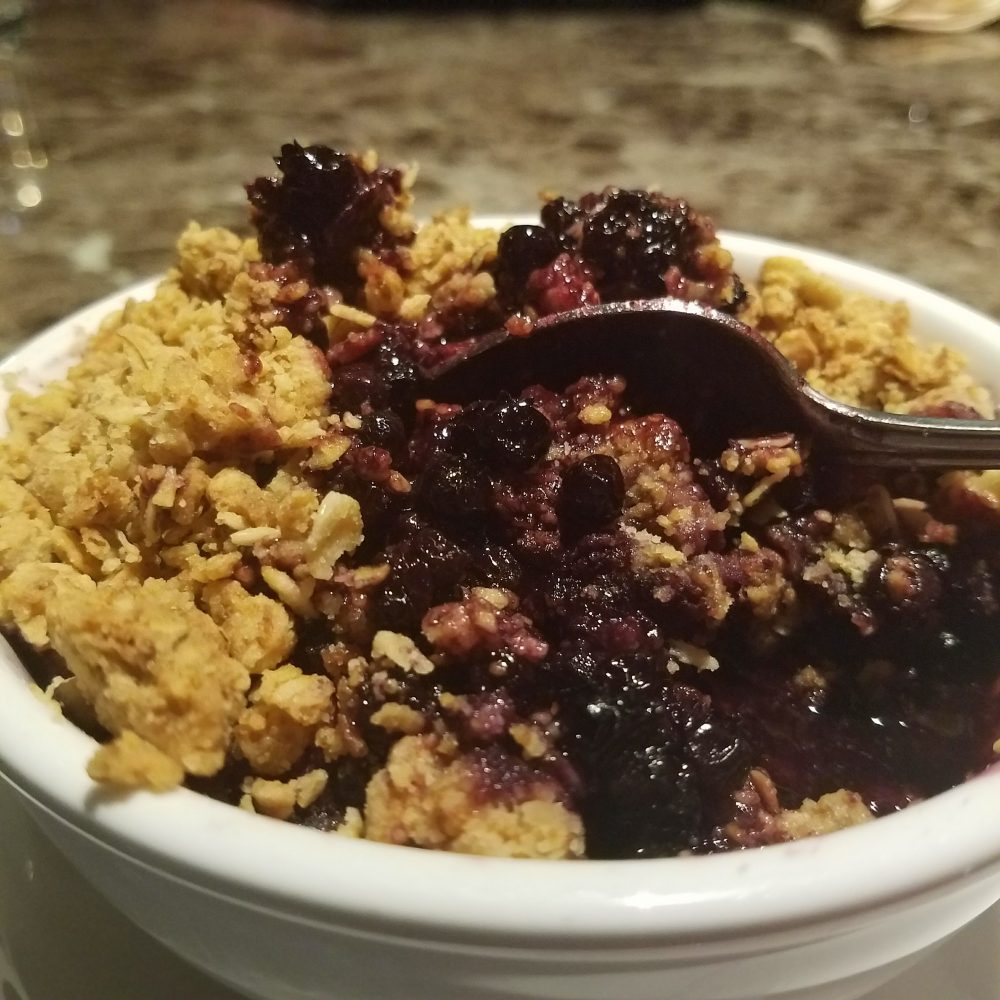 The Wooden Monkey Vegan Maple Blueberry Crumble,  Halifax Attractions