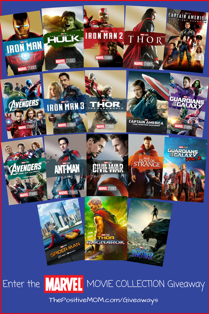 Enter the Marvel movie collection giveaway